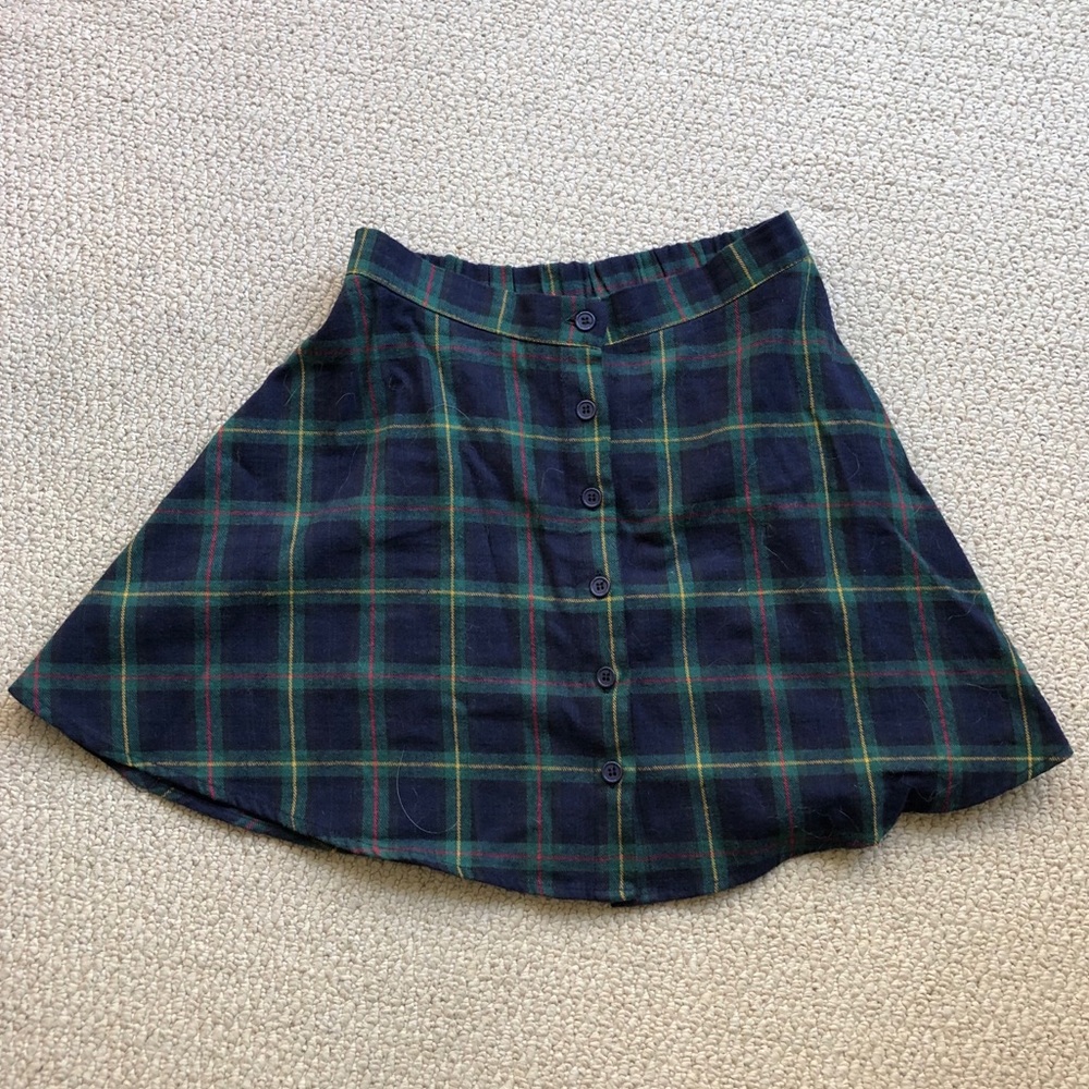 Plaid skirt